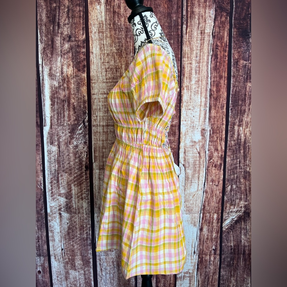 L*Space | NWT Belle Cover-Up Plaid Dress - Picture 7 of 10